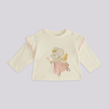 Бебешка блуза LAYETTE за момиче PINK FAIRY