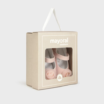 Бебешки елегантни балеринки Mayoral с цвете