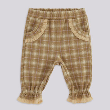 Бебешко долнище с ластик LAYETTE за момиче с къдрички PURE