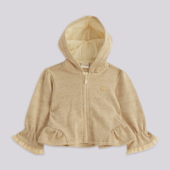 Бебешки суитшърт LAYETTE за момиче с апликация цветя PURE