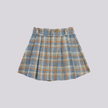 Детска елегантна пола TYESS с десен каре TWEED