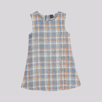 Детска рокля каре TYESS TWEED