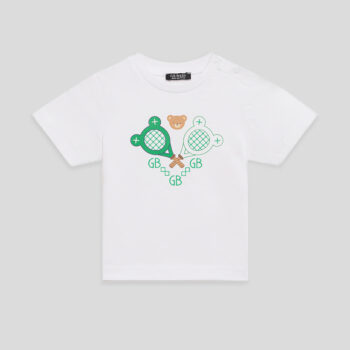 Бебешка тениска GB BABY MONOCHROME за момче с щампа