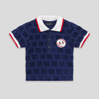 Бебешка тениска GB BABY за момче BASEBALL с яка