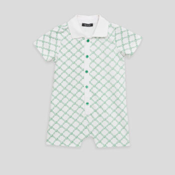 Бебешки гащеризон GB BABY MONOCHROME за момче с яка и копчета