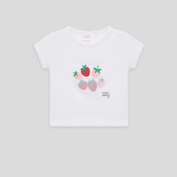 Бебешка тениска GB BABY STRAWBERRY за момиче