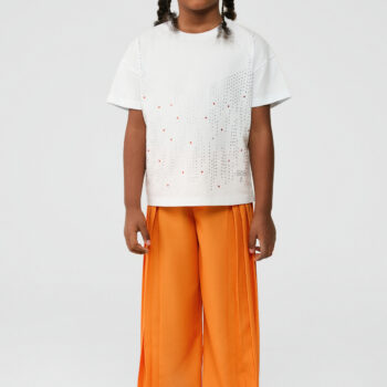 Детска тениска TYESS ORANGE BOHO за момиче