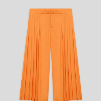 Детски широк панталон TYESS ORANGE BOHO за момиче