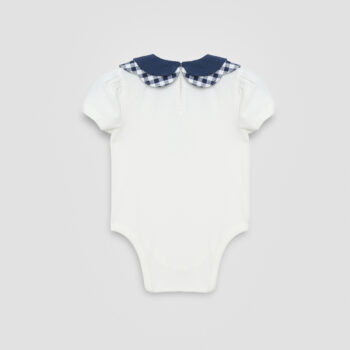 Бебешко боди GB BABY FLORAL TEDDY за момиче с яка