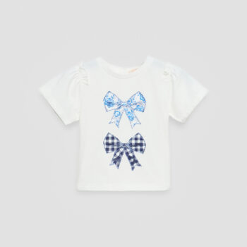 Бебешка тениска GB BABY FLORAL TEDDY за момиче